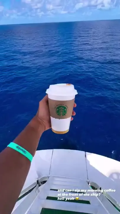 and can i sip my morning coffee at the front of the ship?
hell yeah 😂